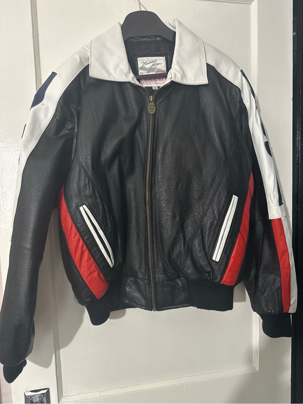 Vintage Michael Hoban USA Genuine leather jacket Size M
